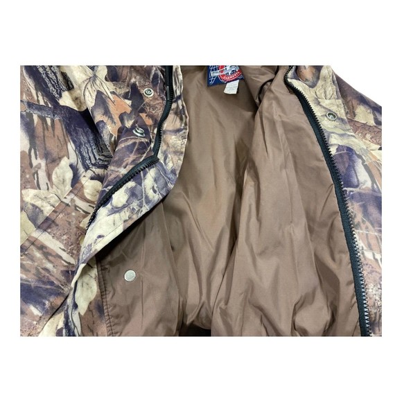 Polaris Silent Water Shed Hooded Jacket Mens LG Mossy Oak Break up Camo Hunting - Picture 4 of 10